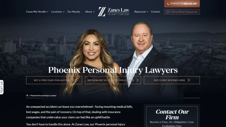 Zanes Law Injury Lawyers - Phoenix, AZ - Attorney in Phoenix