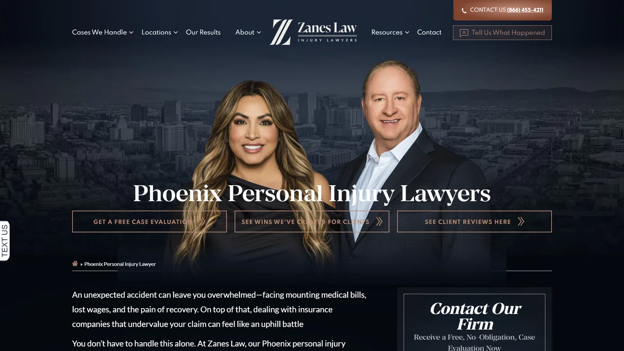 Zanes Law Injury Lawyers - Phoenix, AZ office in Phoenix, Arizona