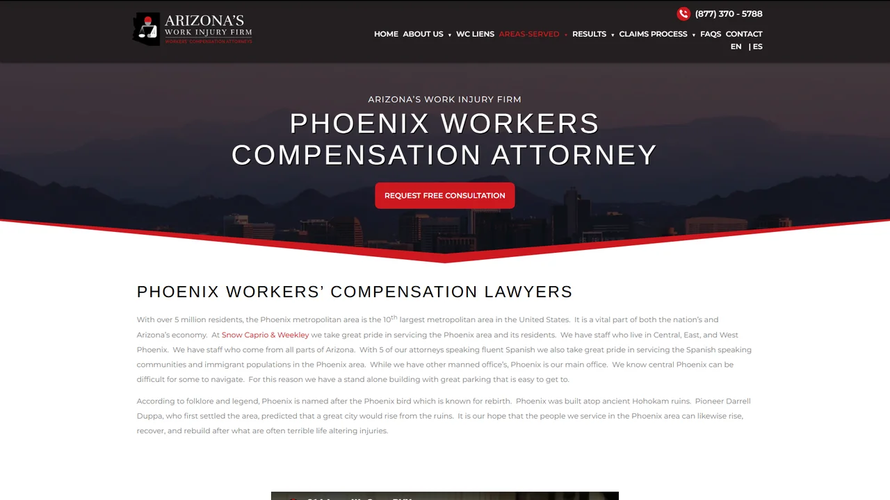 Arizona's Work Injury Firm - Phoenix, AZ office in Phoenix, Arizona