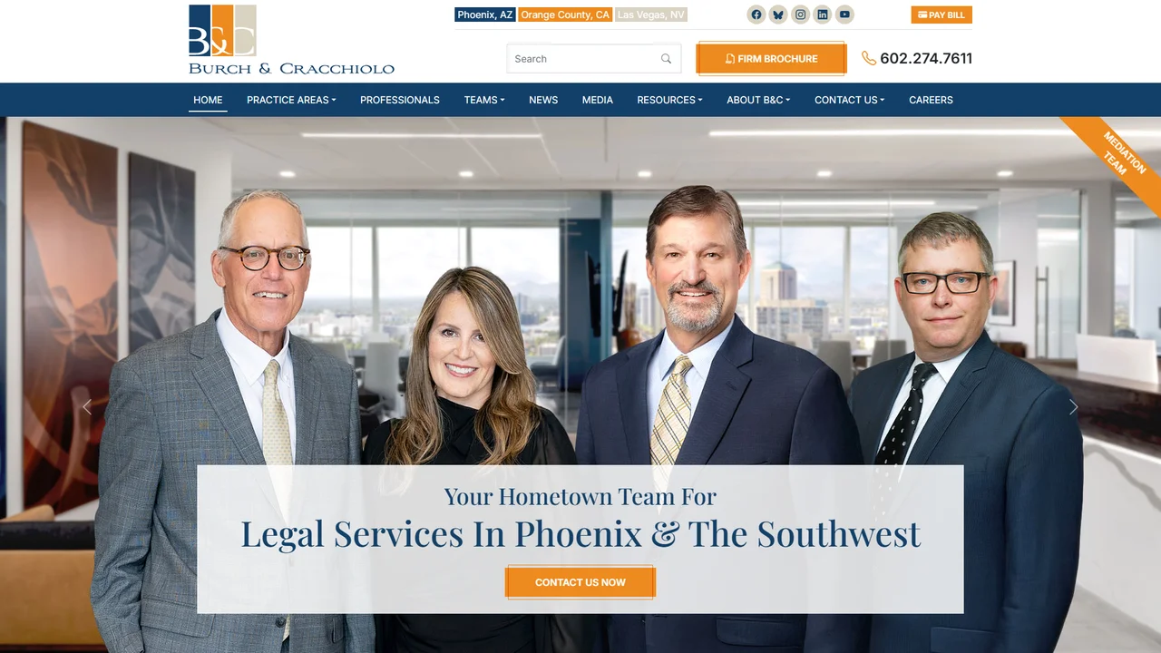 Burch & Cracchiolo, P.A. - Phoenix, AZ office in Phoenix, Arizona