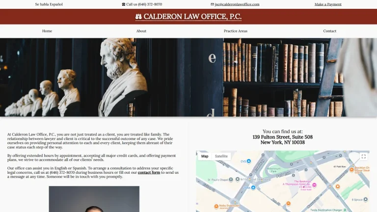 Calderon Law Office, P.C. - NYC, New York - Attorney in New York City