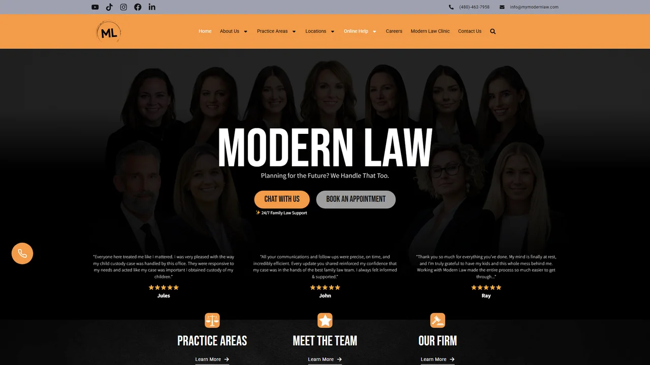 Modern Law Divorce and Family Law Attorneys Phoenix, AZ office in Phoenix, Arizona