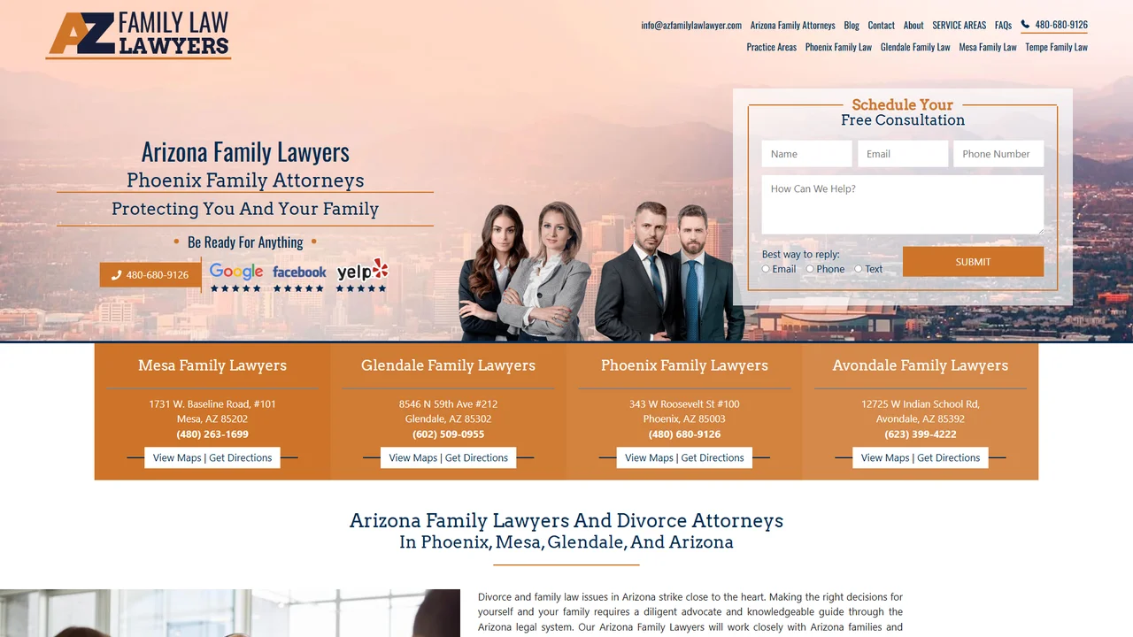 AZ Family Law Lawyer - Phoenix, AZ office in Phoenix, Arizona