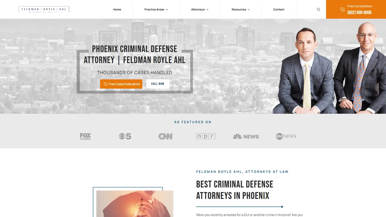 Feldman and Royle, Attorneys at Law, PLLC - Phoenix, AZ office in Phoenix, Arizona