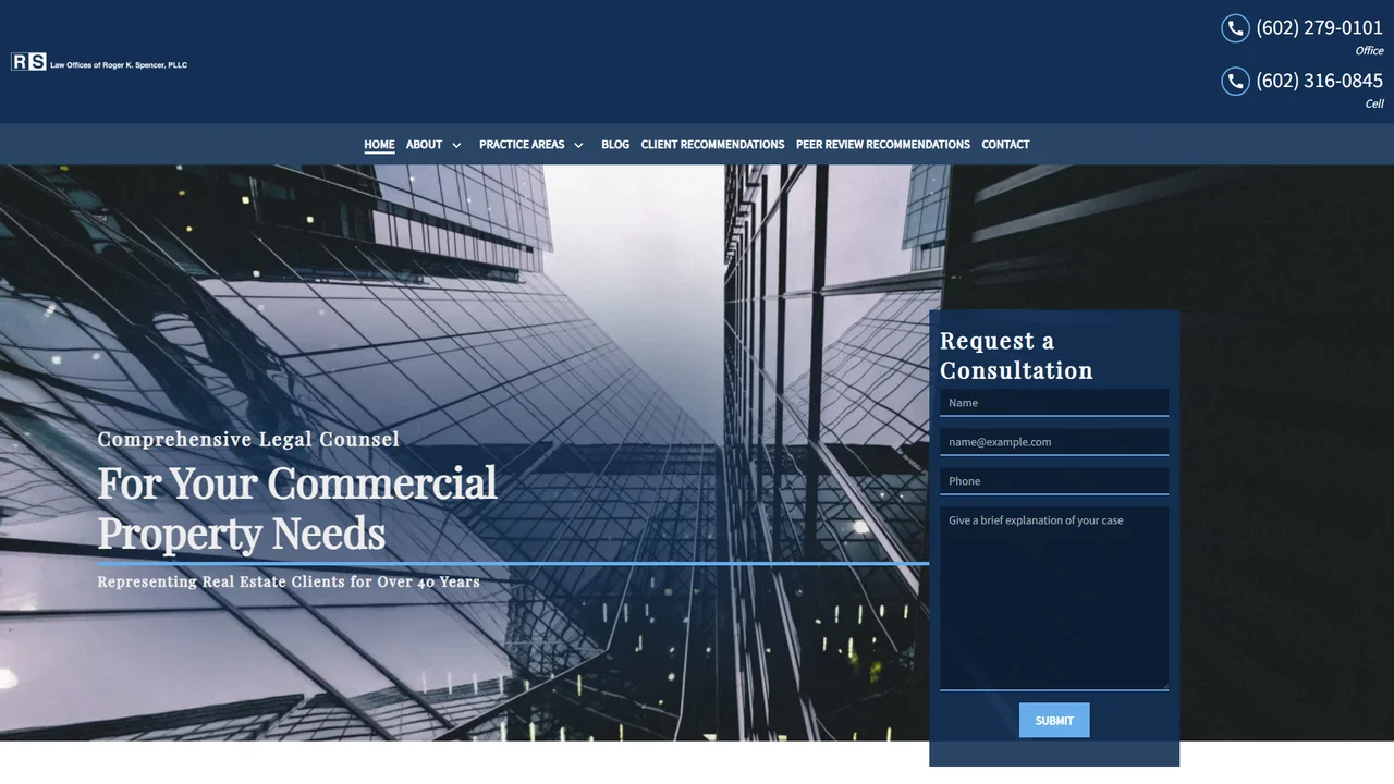 Law Offices of Roger K. Spencer, PLLC - Phoenix, AZ office in Phoenix, Arizona