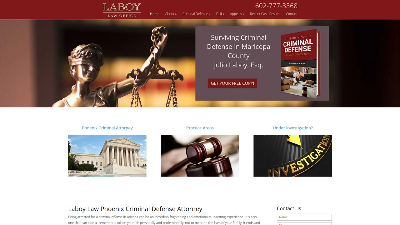 Laboy Law Office Phoenix, AZ office in Phoenix, Arizona