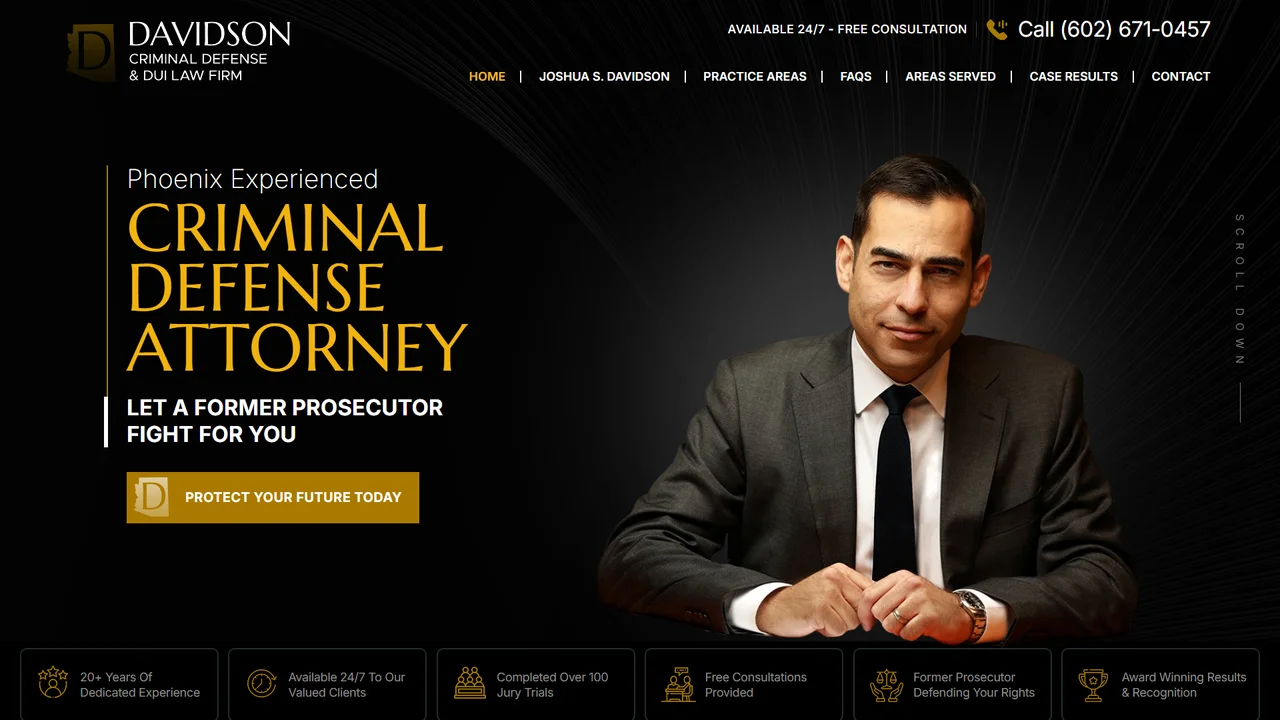 Davidson Criminal Defense & DUI Law Firm - Phoenix, AZ office in Phoenix, Arizona