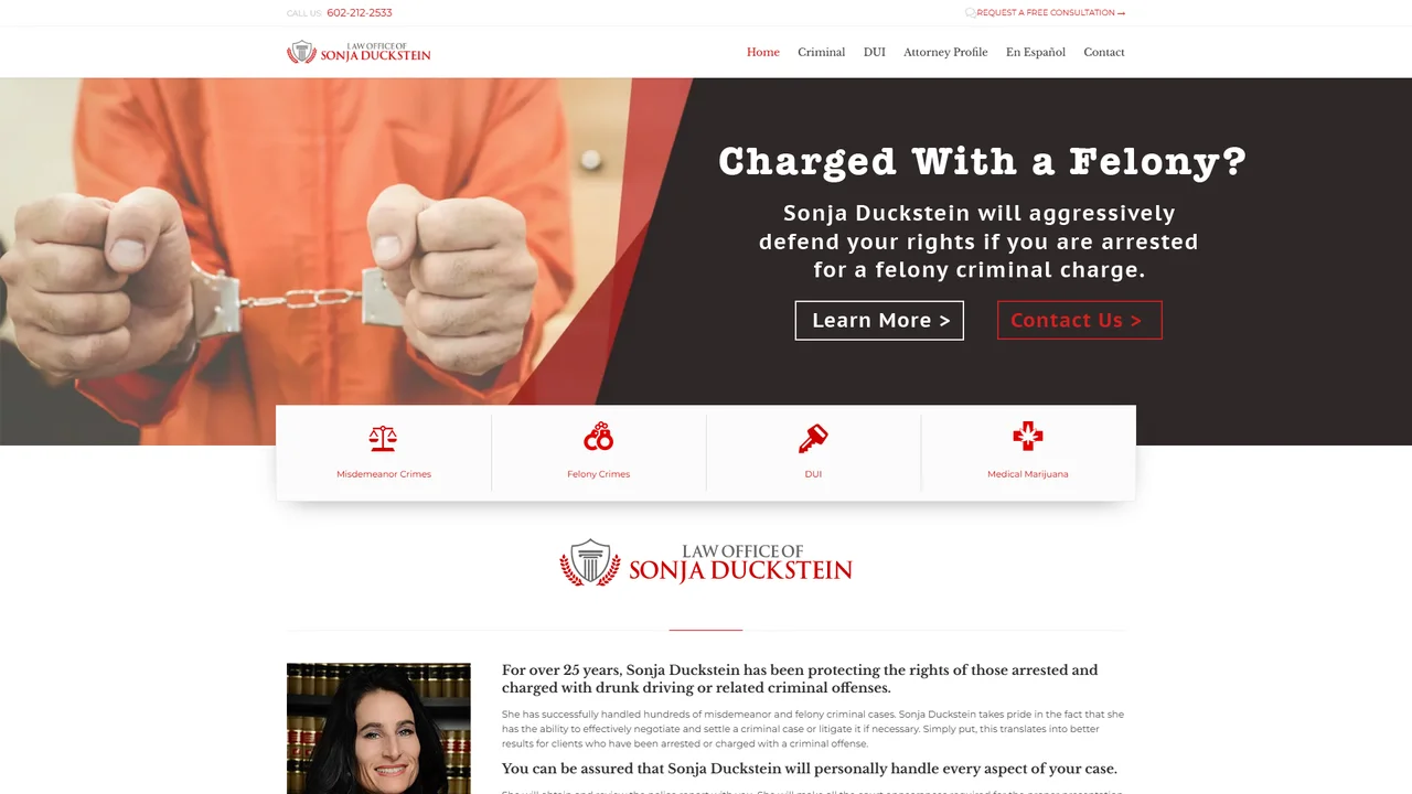 Law Office of Sonja Duckstein Phoenix, AZ office in Phoenix, Arizona