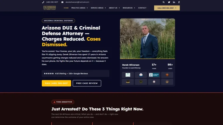 Oliverson Law DUI and Criminal Defense - Phoenix, AZ - Attorney in Phoenix