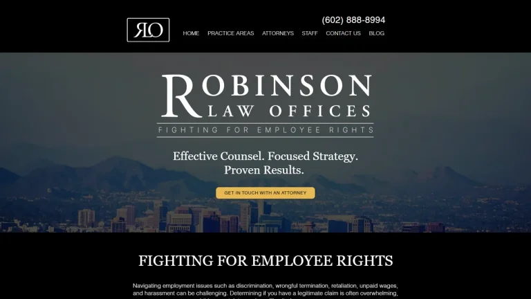 Robinson Law Offices - Phoenix, AZ - Attorney in Phoenix