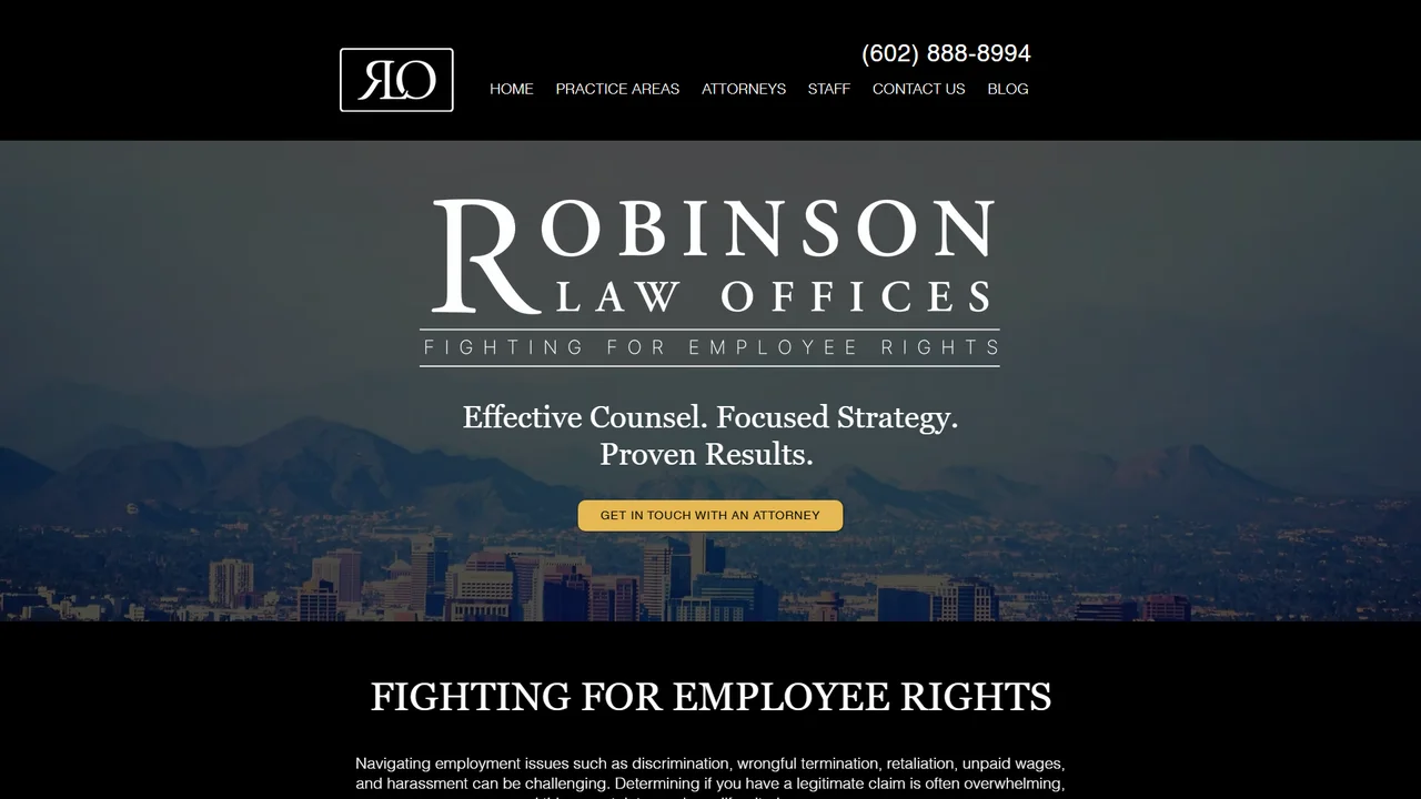 Robinson Law Offices - Phoenix, AZ office in Phoenix, Arizona