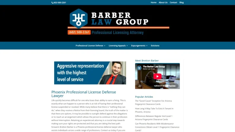 Barber Law Group, Phoenix, AZ - Attorney in Phoenix
