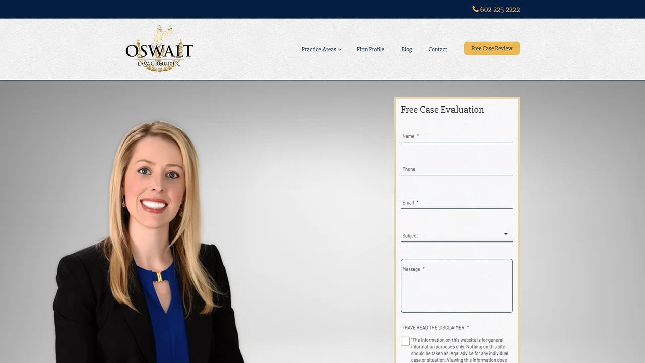 Oswalt Law Group, Phoenix, AZ office in Phoenix, Arizona