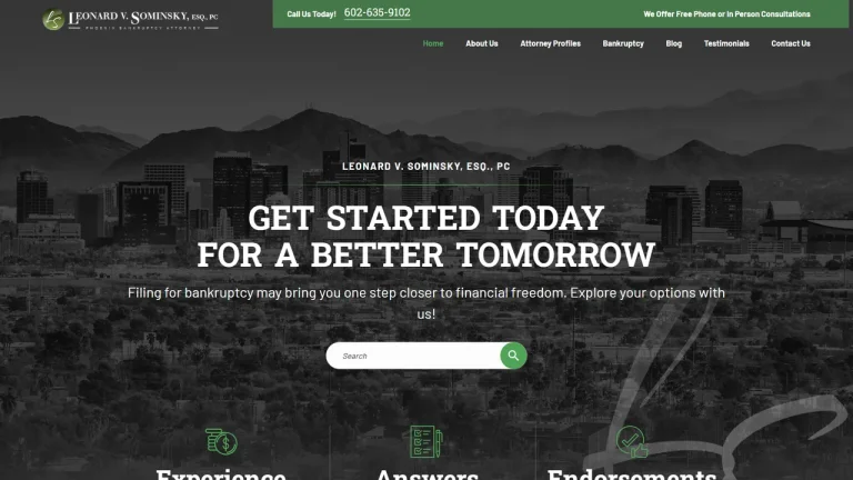 Leonard V. Sominsky, ESQ., PC - Phoenix, AZ - Attorney in Phoenix
