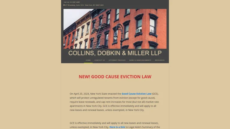 Collins Dobkin & Miller LLP - NYC, New York - Attorney in New York City