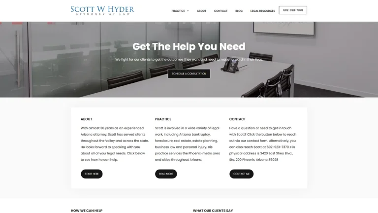 Law Office of Scott W. Hyder PLC - Phoenix, AZ - Attorney in Phoenix