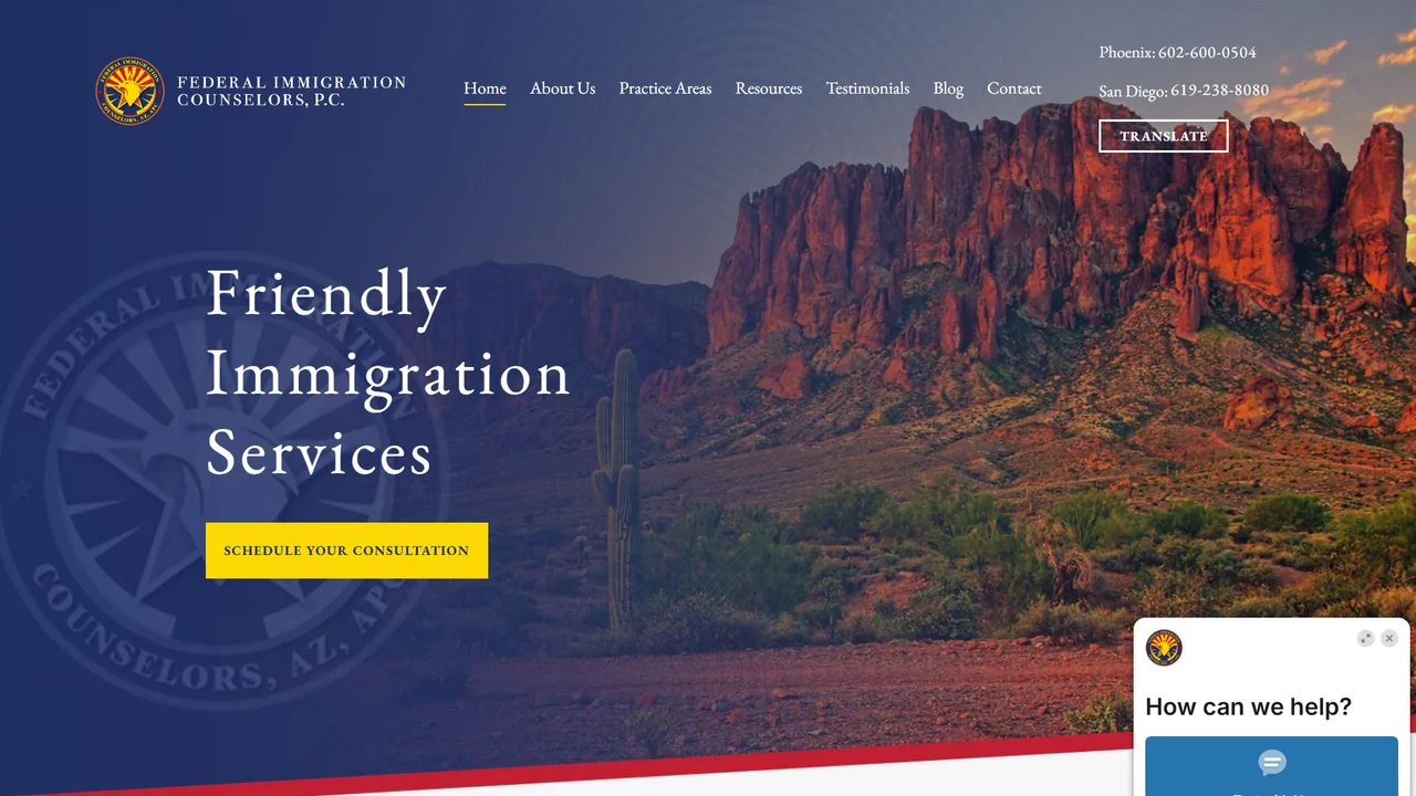 Federal Immigration Counselors, P.C. - Phoenix, AZ office in Phoenix, Arizona