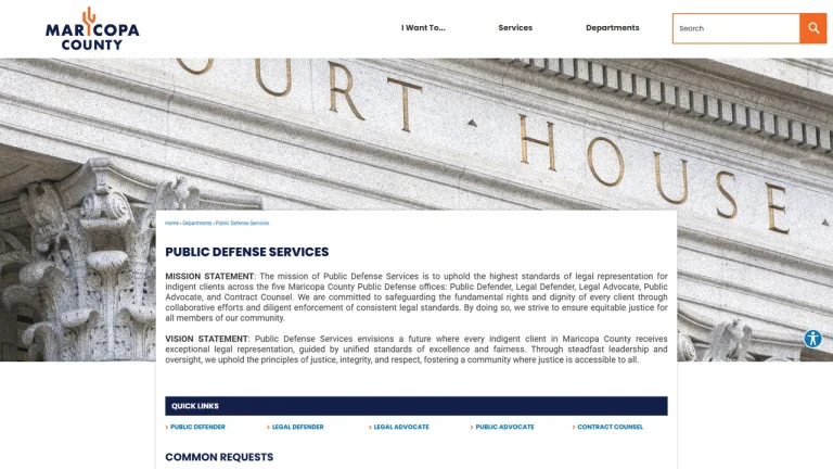 Maricopa County Office of Public Defense Services Phoenix, AZ - Attorney in Phoenix
