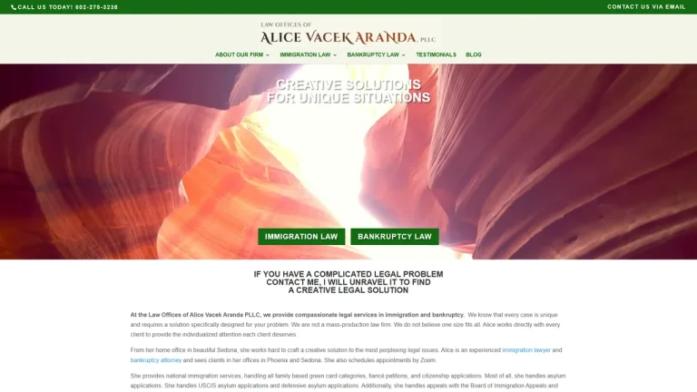 Law Offices of Alice Vacek Aranda, PLLC - Phoenix, AZ - Attorney in Phoenix
