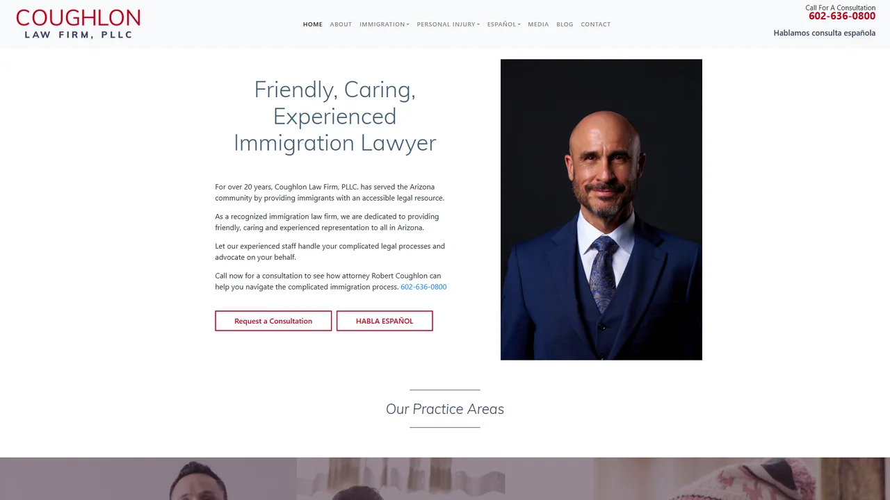 Coughlon Law Firm, PLLC. Phoenix, AZ office in Phoenix, Arizona