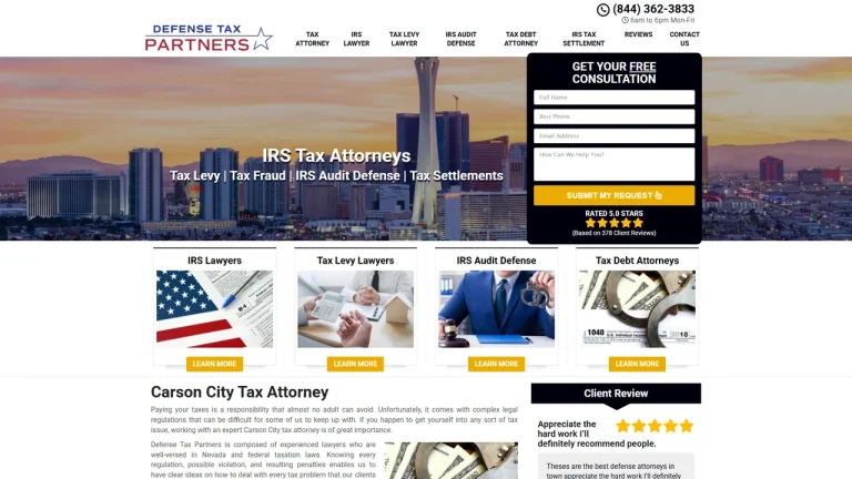 Defense Tax Partners - Carson City, NV - Attorney in Carson City