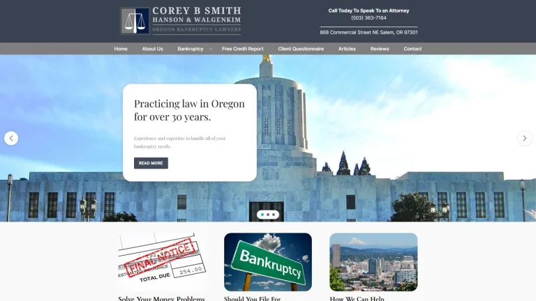 Law Office of Corey B. Smith - Salem, OR - Attorney in Salem