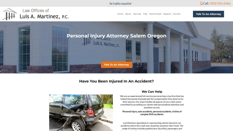 Law Offices of Luis A. Martinez, P.C. - Salem, OR - Attorney in Salem