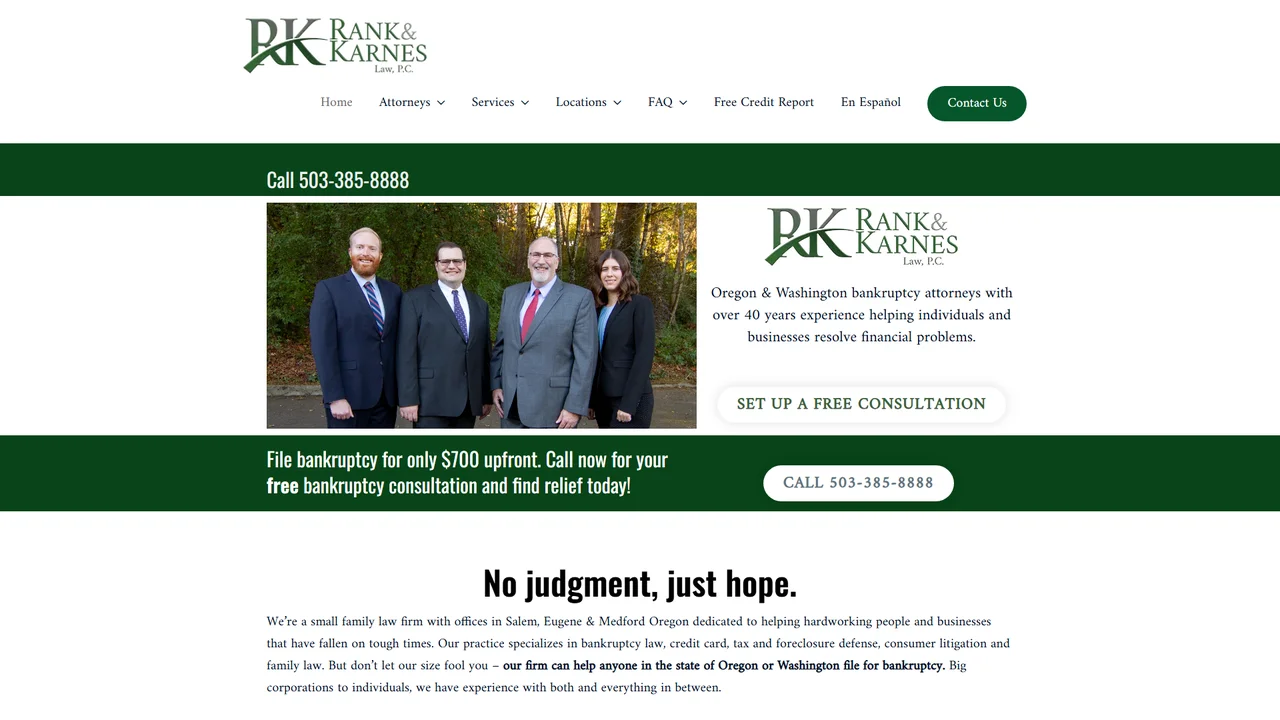 Rank & Karnes Law, P.C. - Salem, OR office in Salem, Oregon