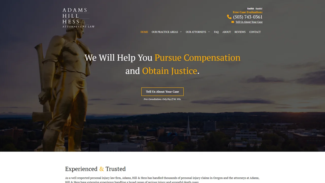 Adams, Hill & Hess - Salem, OR office in Salem, Oregon