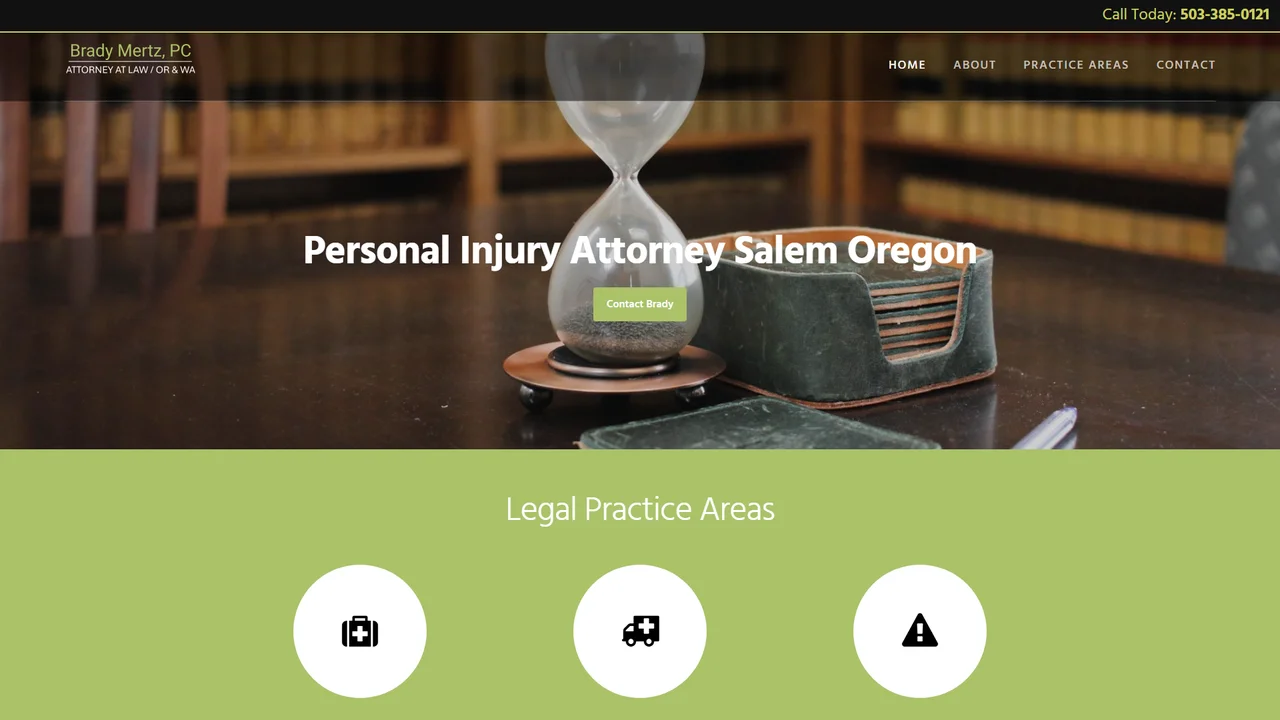 Brady Mertz Law Office Salem, OR office in Salem, Oregon