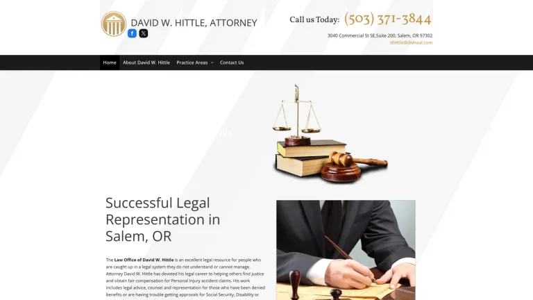 David W. Hittle, Attorney, Salem, OR - Attorney in Salem