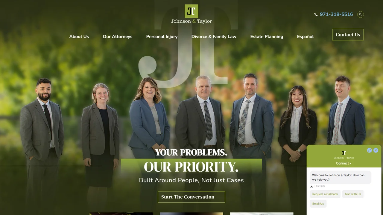 Johnson and Taylor, Personal Injury and Family Law - Salem, OR office in Salem, Oregon