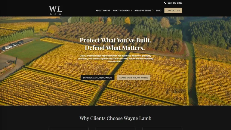 Wayne A. Lamb Attorney at Law - Salem, OR - Attorney in Salem