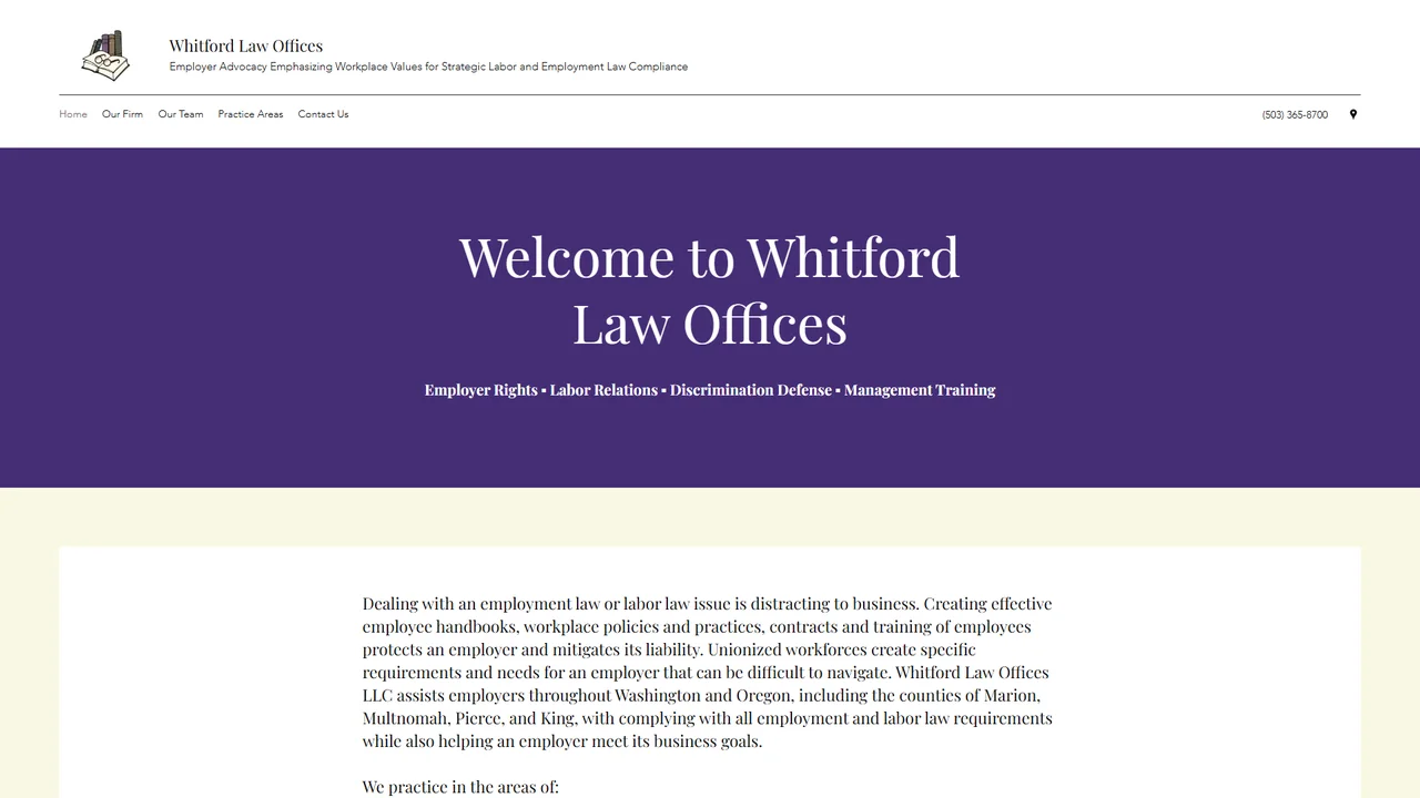 Whitford Law Offices - Salem, OR office in Salem, Oregon