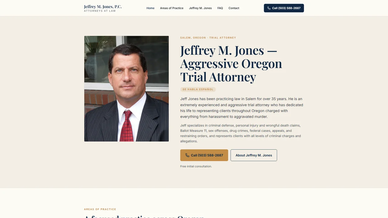 Jeffrey M Jones PC - Salem, OR office in Salem, Oregon