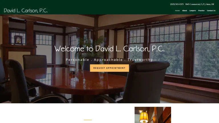 David L. Carlson P.C. - Salem, OR - Attorney in Salem