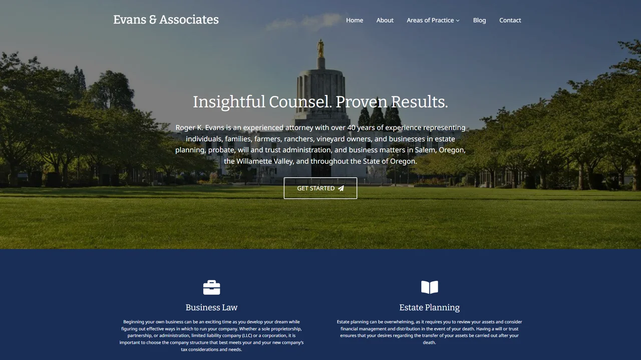 Evans & Associates - Law Firm - Salem, OR office in Salem, Oregon