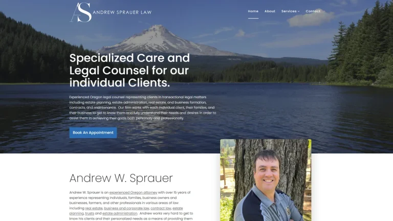 Andrew Sprauer Law - Salem, OR - Attorney in Salem