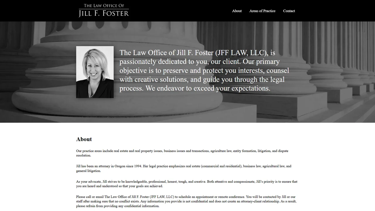 The Law Office of Jill F. Foster Salem, OR office in Salem, Oregon