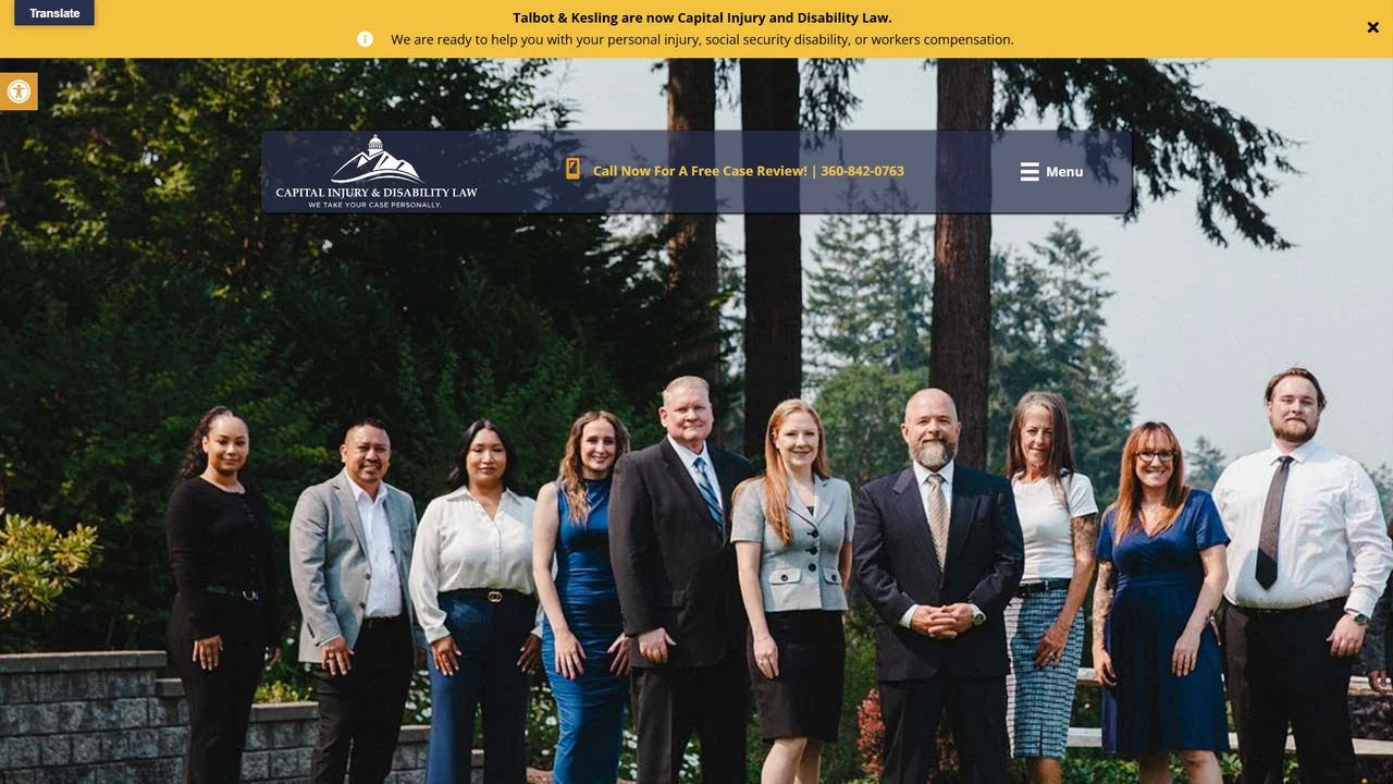 Capital Injury Law - Olympia, WA office in Olympia, Washington