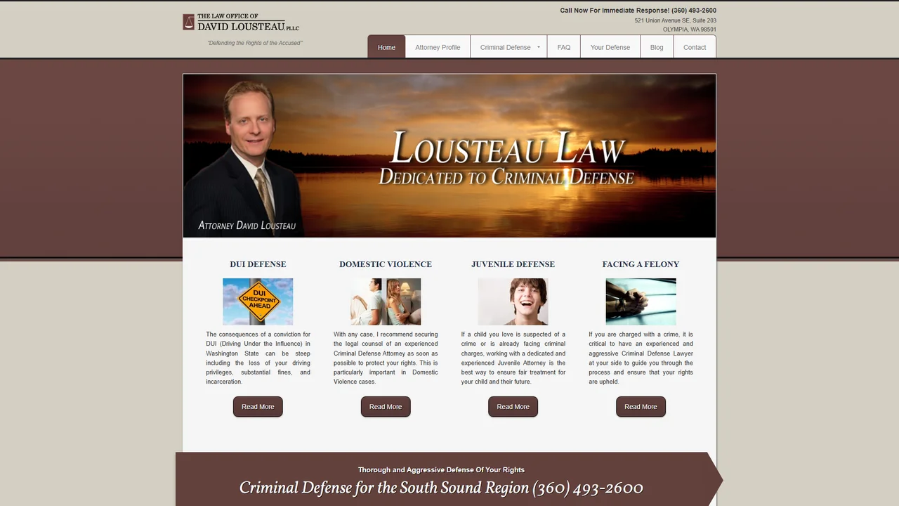 The Law Office of David Lousteau, PLLC - Olympia, WA office in Olympia, Washington