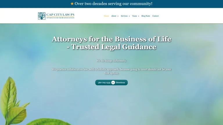 Cap City Law PS, Olympia, WA - Attorney in Olympia