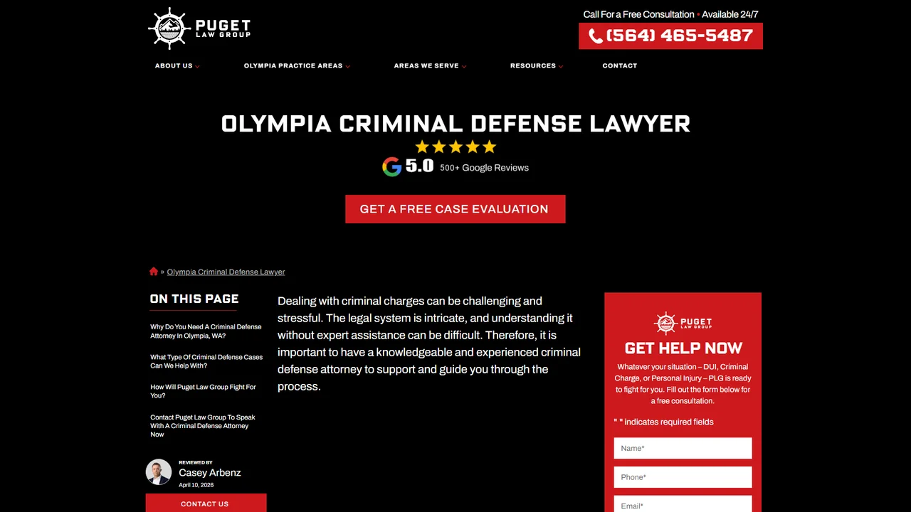 Puget Law Group - Olympia, WA office in Olympia, Washington