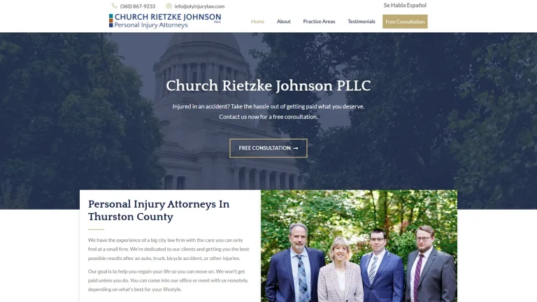 Church Rietzke Johnson PLLC - Olympia, WA - Attorney in Olympia