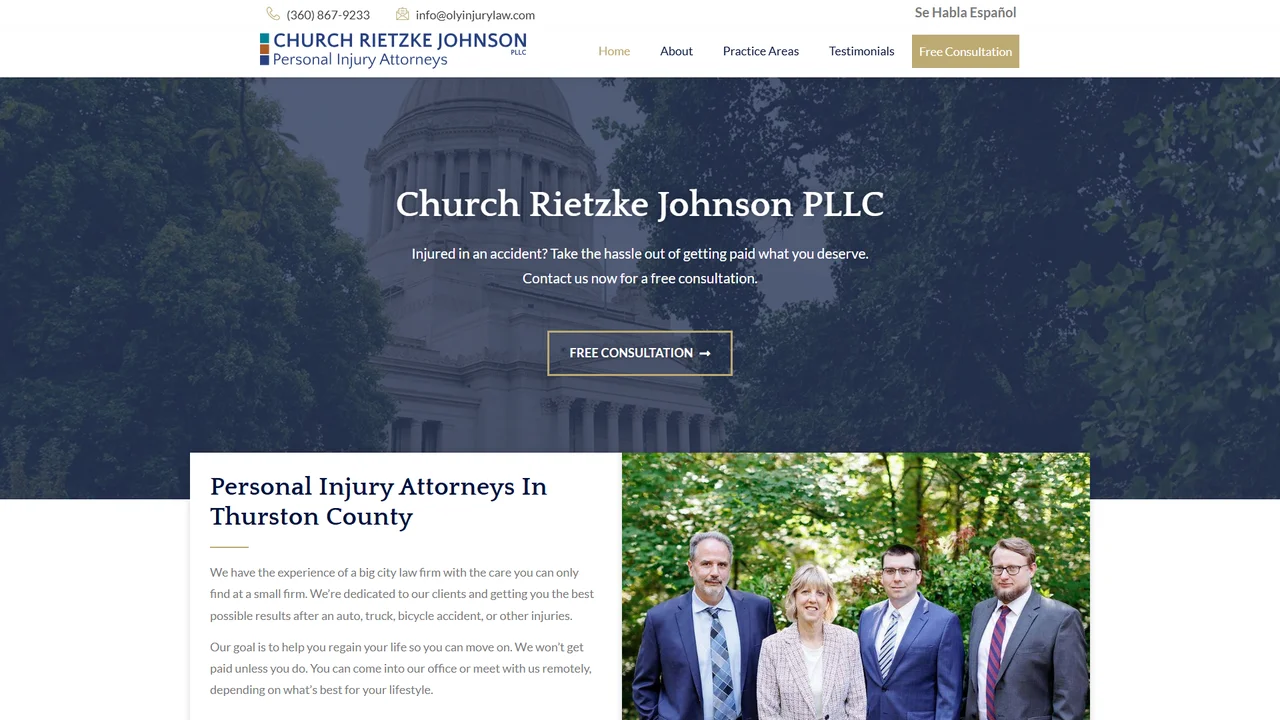 Church Rietzke Johnson PLLC - Olympia, WA office in Olympia, Washington