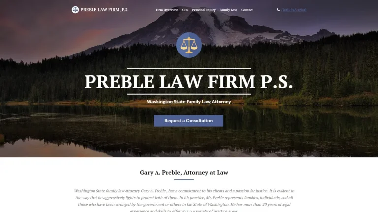 Preble Law Firm, P.S. - Olympia, WA - Attorney in Olympia