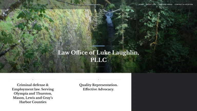 Law Office of Luke Laughlin, PLLC - Olympia, WA - Attorney in Olympia