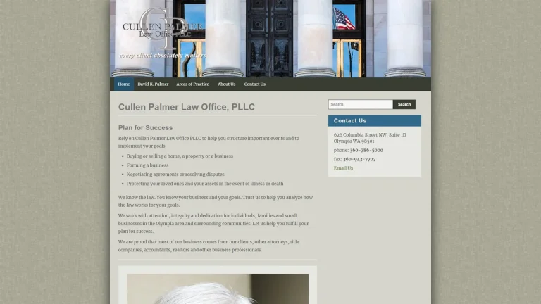 Cullen Palmer Law Office LLP, Olympia, WA - Attorney in Olympia
