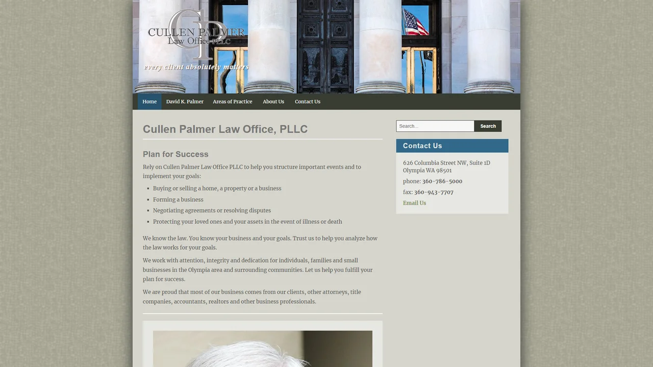 Cullen Palmer Law Office LLP, Olympia, WA office in Olympia, Washington