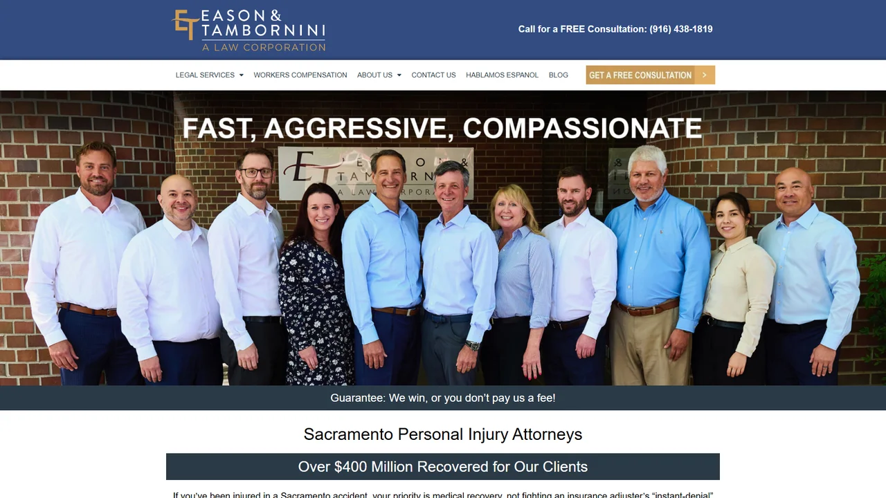 Eason and Tambornini A Law Corporation - Sacramento, CA office in Sacramento, California